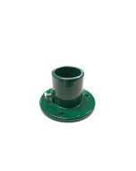 Base para suelo poste 48mm color verde