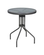 Mesa de jardín redonda de acero 60x72cm Tinia GoodHome