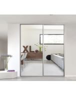 Puerta corredera espejo 240 x 62 cm
