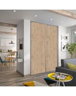 Puerta corredera roble 240 x 92 cm