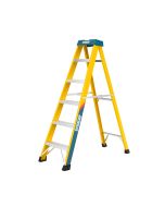 Escalera de tijera de 6 peldaños Erbauer