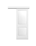 Puerta de Interior corredera Aleko blanco 82,5 cm