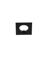 Bisel para foco downlight empotrable cuadrado negro Cooke & Lewis