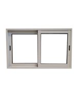 Ventana aluminio corredera blanco 60x100 cm
