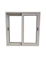 Ventana aluminio corredera blanco 80x80 cm
