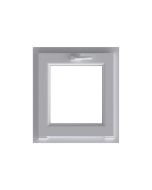 Ventana PVC golpete blanca 60x50 cm