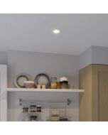 Bisel para foco downlight empotrable redondo blanco OPP