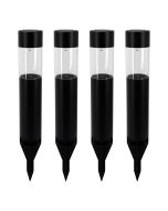 Pack de 4 Balizas Solares Negras