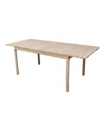 Mesa de jardín extensible 150/210x90cm de madera de Acacia Riveo GoodHome