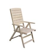Sillón de jardín reclinable de madera de Acacia Riveo GoodHome
