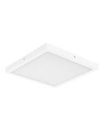 Plafón led cuadrado metálico blanco Hestia 40cm Cooke & Lewis