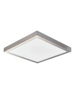 Plafón led cuadrado metálico cromo Hestia 40cm Cooke & Lewis