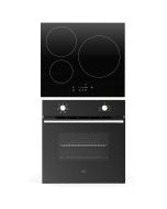Pack horno y placa de inducción 3 fuegos Cooke & Lewis