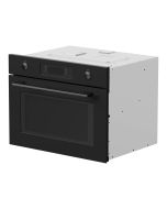 Horno compacto con microondas en color negro