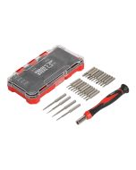 Set 25 destornilladores y puntas de precisión Forge Steel