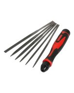 Set 6 limas de precisión Forge Steel