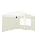 Carpa plegable con paredes blanca 2,55x3x3m