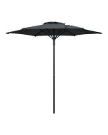Parasol Kasane 2m gris GoodHome
