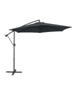 Parasol excéntrico Kigali 3m gris