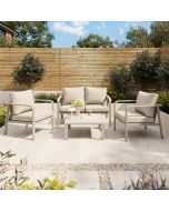 Conjunto de jardín de aluminio para 4 personas Mallia GoodHome