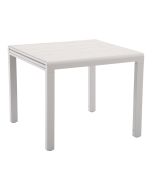 Mesa de jardín extensible 90x90x90/180cm de aluminio Mallia GoodHome