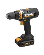 Taladro atornillador 18V con 2 baterías de 2Ah Titan