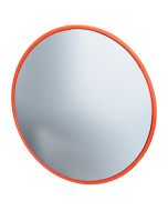 Espejo de tráfico retrovisor de garaje seguridad soporte rojo 45 cm