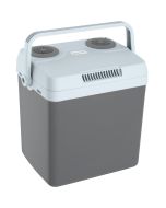 Tectake nevera portátil eléctrica, frío-calor, modo eco, 32l, gris