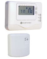 Termostato de ambiente programable sin cable por contacto seco easy control