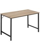 Escritorio estilo industrial estructura de acero 140 cm madera clara