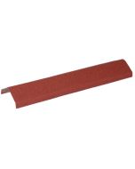 Cumbrera para placa metálica mineral roja