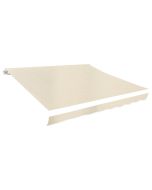 vidaXL tela de repuesto para toldo crema 3,5x2,5 m poliéster