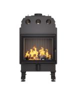 Chimenea insertable de leña negro - energy 60x50 (14,5 kw) eco