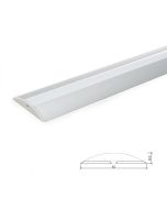 Perfíl aluminio para tira LED difusor opal  lle-alp021 x 2m
