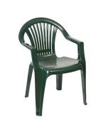 Silla de jardín monoblock 54x56x80cm de resina Braga