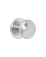 Pomo para puerta liso inoxidable ø 75 mm
