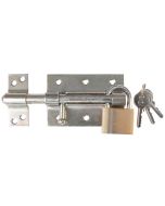 Pasador de acero inoxidable satinado 65 x 100 x ø 13 mm