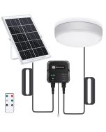 Aigostar plafón LED techo solar exterior 70w, ajustable 6500k