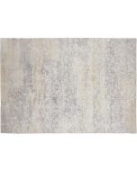 Alfombra vintage, lana y fieltro, pelo corto, lavable, 240 x 340 cm