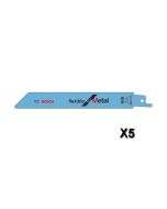 Hojas de sierra sable s 922 ef flexible para metal - Bosch - 2608656015