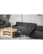 Sofá chaise longue aroa-xs terciopelo de 3 plazas