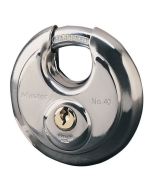 Candado de disco masterlock de acero inoxidable - arco de 17 mm - cilindro
