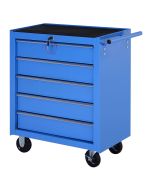 Carro de herramienta 67.5x33x77 cm acero color azul Homcom