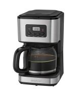 Cafetera de goteo programable, 12/14 tazas 1, clatronic ka 3642 negro/plata