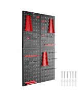 Panel perforado para herramientas jonah con ganchos y soportes