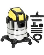 Aspirador 48x48x48.5 cm abs, acero inoxidable color amarillo Homcom