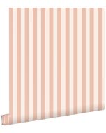 Estahome papel pintado rayas rosa terracota 53 cm x 10.05 m