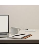 Pasacables quadrum para mesa, rectangular (159x80mm,