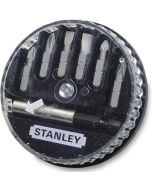 Cofre de puntas de atornillado stanley - juego de 7 piezas - 1-68-737