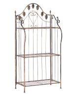 Estantería visano 59 cm 123 cm metal negro